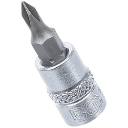 BGS 2504 Biteinsatz Kreuzschlitz Einsatz PH0 Länge 38mm Antrieb 6,3mm (1/4")