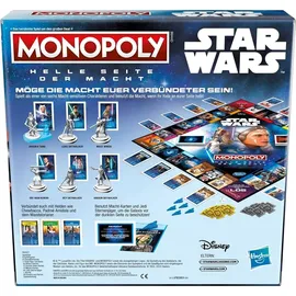 Hasbro Monopoly Star Wars Light Side Edition Brettspiel Rollenspiele