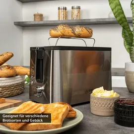 First Austria 2-Scheiben-Toaster Edelstahl