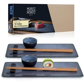 Moritz & Moritz Sushi-Set Blau Asia 10-tlg. Digital