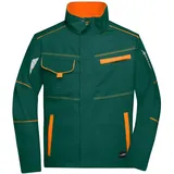 James & Nicholson Funktionsjacke JN849 - XL dark-green/orange