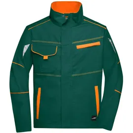 James & Nicholson Funktionsjacke JN849 - XL dark-green/orange