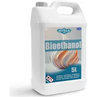 5L Bioethanol 96,6% | Bio Alkohol 96,6% | Bioethanol für Kamin, Tischkamin, Bioethanol Kamin | Bioethanol Geruchlos | Saubere Verbrennung, ohne Rauch, lebendige und stabile Flamme