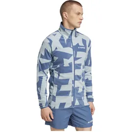 Adidas Terrex Multi Printed Fleecejacke Magic Grey / Wonder Steel L