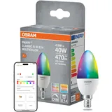 Osram SMART+ Matter Leuchtmittel E14 Classic 4,9W matt RGBW