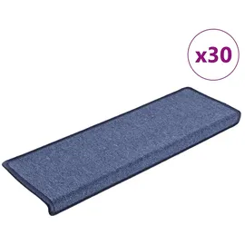 vidaXL Stufenmatte 65 x 25 cm Blau