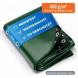 Umbrella Abdeckplane 600 x 500 cm Grün