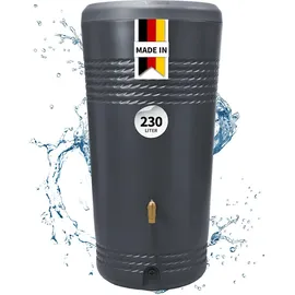 4rain Milo 2in1 Regentonne 230 l graphite grey