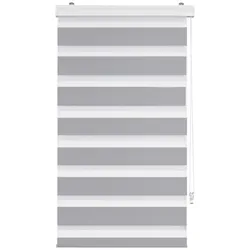 Doppelrollo Thomas in Grau ca. 60x160cm