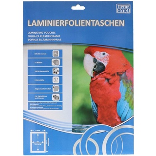 TTO Laminierfolie DIN A4 80 μm, transparent, 25 Stk