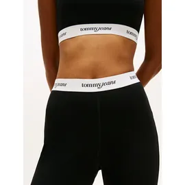 Tommy Hilfiger TJW ARCHIVE WB Leggings Figurbetont Schwarz M (38)