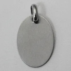 Silberanhänger 925er Oval gravierbar (Sterling)