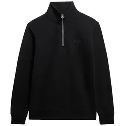 Superdry  Pullover Essential Logo Henley  in Schwarz, EU XXL