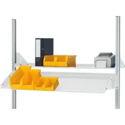 Rau Metallablage neigbar E, B1200(1080)xT300xH160mm, RAL7035