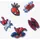 Crocs Spiderman 5Pck Mehrfarbig