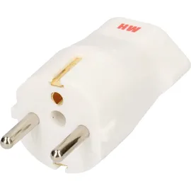 Max Hauri 162312 Zwischenstecker 250V Weiß