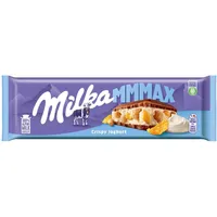 Milka MMMAX Crispy Joghurt Schokolade 300g - Schokoladentafel mit Joghurtfüllung