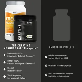 TNT Creatin Monohydrat Creapure Pulver 1000 g