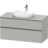 Duravit Waschtischunterschrank wandhängend „D-Neo“ 120 × 66,4 × 55 cm in Betongrau Matt