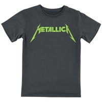 Metallica T-Shirt für Kleinkinder - Amplified Collection - Kids - Neon Logo - für Mädchen & Jungen - charcoal  - Lizenziertes Merchandise! - 104