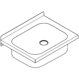 KWC SIRIUS Ausgussbecken 50 x 21,5 cm