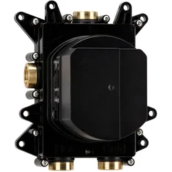 Herzbach LOGIC PLUS-Box Universal-Einbaukörper, Badarmaturen, schwarz