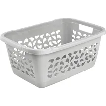 KEEEPER Wäschekorb Jost, grau, mit 2 Griffen, aus Kunststoff, 65x44x28 cm Nordic Grey