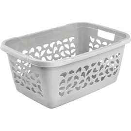 KEEEPER Wäschekorb Jost, grau, mit 2 Griffen, aus Kunststoff, 65x44x28 cm Nordic Grey