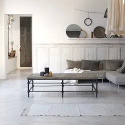 Couchtisch Wohnzimmertisch Materialmix Ulme Metall Industriedesign neu Tikamoon