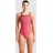 Arena Badeanzug Damen Schwarz/Rot 32