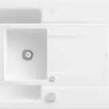 Villeroy & Boch Siluet 50 stone white + Excenterbetätigung