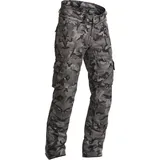Lindstrands Zion Camo, Textilhose wasserdicht - Schwarz/Dunkelgrau/Grau - 48