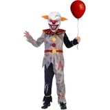 Amscan Vampir-Kostüm Halloween Kostüm 'Böser Clown' mit Maske, Kinderk 10 bis 12 Jahre