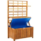 vidaXL Aufbewahrungstruhe mit Rankgitter 99 x 55 x 160 cm Braun