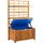 vidaXL Aufbewahrungstruhe mit Rankgitter 99 x 55 x 160 cm Braun
