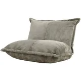 I.C.O.N. icon Sessel, Grau, Kord Bequemer Stuhl mit Schaumstofffüllung inklusive, Wohnzimmermöbel, Schlafzimmerstuhl, Loungesessel, Akzentstuhl