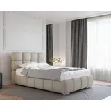 Homesy Polsterbett Bliss, Ein Luxusbett in jeder Größe 120x200cm 100x200 cm 90x200cm braun 120 cm