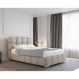 Homesy Polsterbett Bliss, Ein Luxusbett in jeder Größe 120x200cm 100x200 cm 90x200cm braun 120 cm