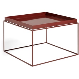 Hay Tray Table Large Beistelltisch, Stahl, Chocolate HIGH Gloss, 35cm
