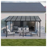 Home Deluxe Terrassenüberdachung ECO 300 x 420 cm grau