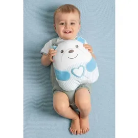 Chicco Plüschmeditationsbär 20 cm Blau/Weiß