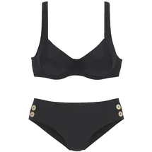 vivance by lascana Bügel-Bikini Damen Schwarz 44 Cup C