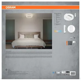 Osram Deckenlicht/-ventilator 55 cm Deckenventilator Weiß