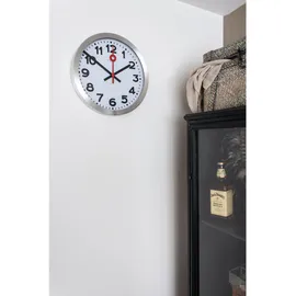 Nextime Wanduhr Station 35,00 cm 3999AR weiß