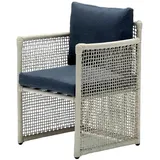 Xlmoebel Rattanstuhl Exklusiver Terrassenstuhl eleganter zeitgemäßer Sitz grauer, Hergestellt in Europa grau