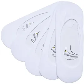 URBAN CLASSICS Invisible Socks 5-Paar Weiß 35-38