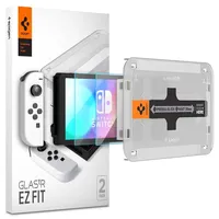 SPIGEN Glass tR EZ Fit 2 Pack - Nintendo