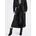 Plisseerock Damen Schwarz 36