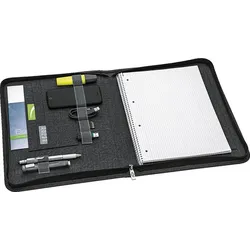 WEDO Schreibmappe Textil grau