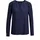 GOLDNER Elegante Viskosebluse mit V-Ausschnitt Blau 42